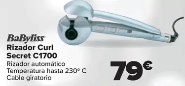 Oferta de Babyliss - Rizador Curl Secret C1700 por 79€ en Carrefour