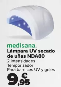 Oferta de Medisana - Lampara Uv Secado De Unas NDA80 por 9,95€ en Carrefour