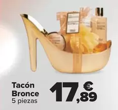 Oferta de Tacón Bronce por 17,89€ en Carrefour