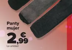 Oferta de TEX - Panty Mujer por 2,99€ en Carrefour