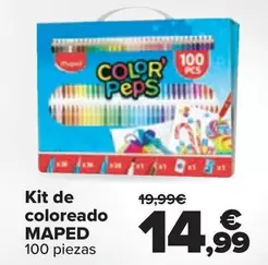 Oferta de Kit De Coloreado  Maped por 14,99€ en Carrefour