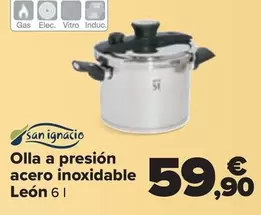 Oferta de San Ignacio - Olla A Presion Acero Inoxidable por 59,9€ en Carrefour