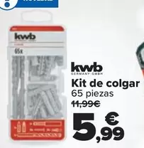 Oferta de Kwb - Kit De Colgar por 5,99€ en Carrefour