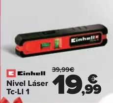 Oferta de Einhell - Nivel Láser Tc-Ll 1 por 19,99€ en Carrefour