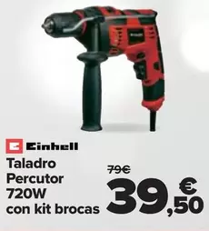 Oferta de Einhell - Taladro Percutor 720W Con Kit Brocas por 39,5€ en Carrefour