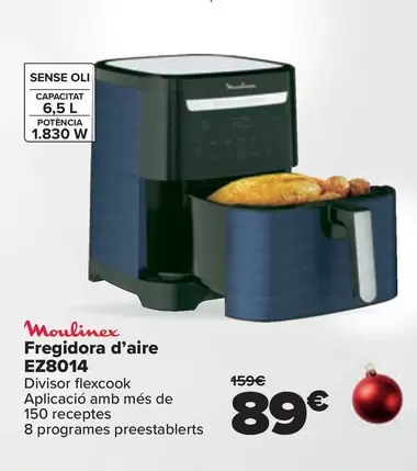 Oferta de Moulinex - Freidora De Aire E28014 por 89€ en Carrefour