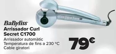 Oferta de Babyliss - Rizador Curl Secret C1700 por 79€ en Carrefour