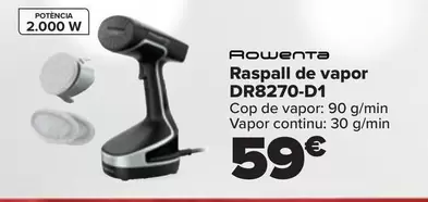 Oferta de Rowenta - Cepillo De Vapor DR8270-D 1 por 59€ en Carrefour