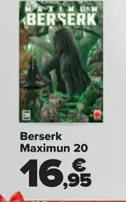 Oferta de Berserk Maximun 20 por 16,95€ en Carrefour