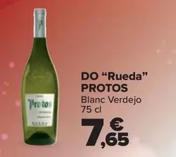 Oferta de Protos - D.O. "Rueda" por 7,65€ en Carrefour