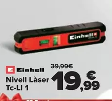 Oferta de Einhell - Nivel Láser Tc-Ll 1 por 19,99€ en Carrefour