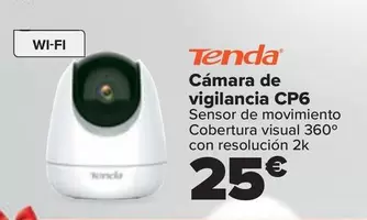 Oferta de Tenda - Cámara De Vigilancia Cp6 por 25€ en Carrefour