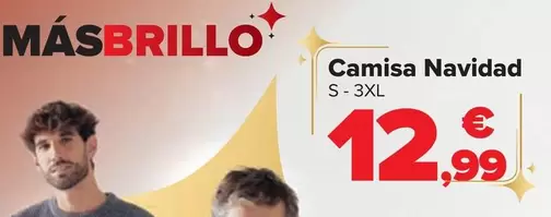 Oferta de TEX - Camisa Navidad por 12,99€ en Carrefour