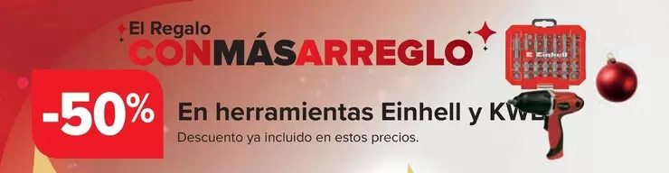 Oferta de Einhell - En Herramientas Y Kwb en Carrefour