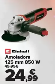 Oferta de Einhell - Amoladora 125 Mm 850 W por 24,99€ en Carrefour