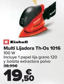 Oferta de Einhell - Multi Lijadora Th-os 1016 por 19,5€ en Carrefour