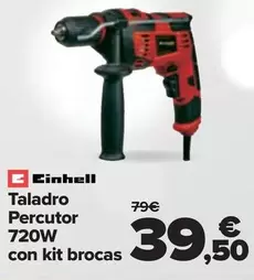 Oferta de Einhell - Taladro Percutor 720W Con Kit Brocas por 39,5€ en Carrefour