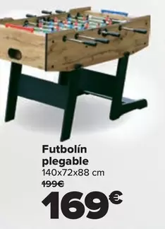 Oferta de Futbolin Plegable por 1,69€ en Carrefour