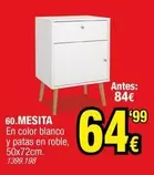 Oferta de Blanco - Mesa Conjunto 60Cm en Rapimueble