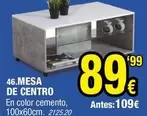 Oferta de Mesa De Centro por 89,99€ en Rapimueble