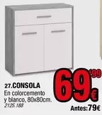 Oferta de Blanco - Consola por 69,9€ en Rapimueble