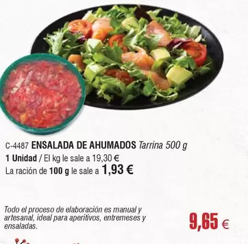 Oferta de Ideal - Ensalada De Ahumados por 9,65€ en Abordo