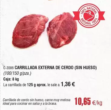 Oferta de Ideal - Carrillada Externa De Cerdo (sin Hueso) por 10,65€ en Abordo