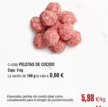 Oferta de Ideal - Pelotas De Cocido por 5,98€ en Abordo