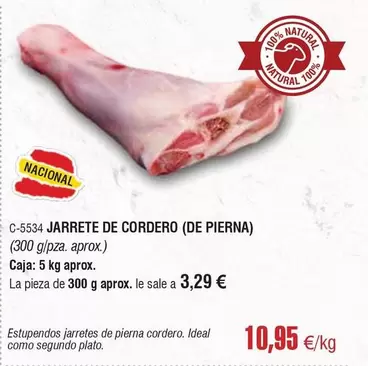 Oferta de Ideal - Jarrete De Cordero por 10,95€ en Abordo