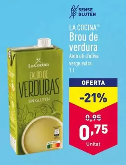 Oferta de La Cocina - Caldo De Verduras por 0,75€ en ALDI