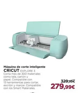 Oferta de Máquina De Corte Inteligente por 279,99€ en El Corte Inglés