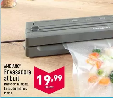 Oferta de Envasadora al Buit por 19,99€ en ALDI