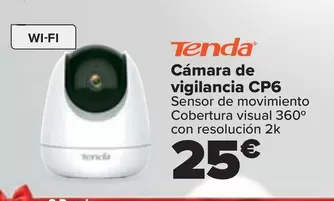 Oferta de Tenda - Cámara De Vigilancia Cp6 por 25€ en Carrefour