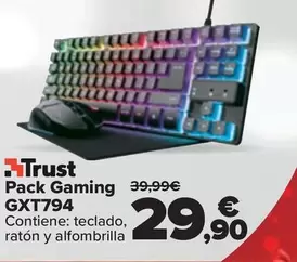 Oferta de Trust - Pack Gaming Gxt794 por 29,9€ en Carrefour