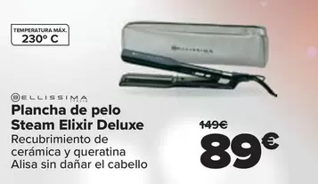 Oferta de Bellissima - Plancha De Pelo Steam Elixir Deluxe por 89€ en Carrefour