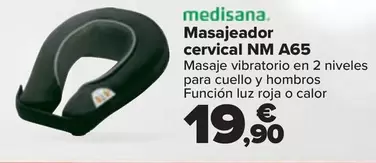 Oferta de Medisana - Masajeador Cervical NM A65 por 19,9€ en Carrefour