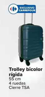 Oferta de Trolley Bicolor Rígida por 35€ en Carrefour