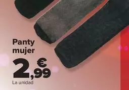 Oferta de TEX - Panty Mujer por 2,99€ en Carrefour