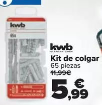 Oferta de Kwb - Kit De Colgar por 5,99€ en Carrefour