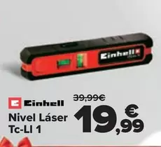 Oferta de Einhell - Nivel Láser Tc-Ll 1 por 19,99€ en Carrefour