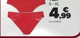 Oferta de Tex - Braga Tanga O Shorty Encaje Mujer  por 4,99€ en Carrefour