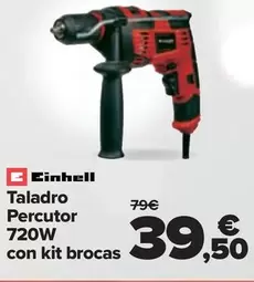 Oferta de Einhell - Taladro Percutor 720W Con Kit Brocas por 39,5€ en Carrefour