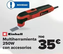 Oferta de Einhell - Multiherramienta 250W Con Accesorios por 35€ en Carrefour