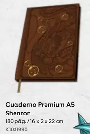 Oferta de Dragon Ball - Cuaderno Premium A5 Shenron en ToysRus