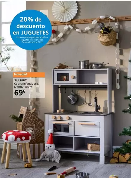 Oferta de Silltrut Cocina Infantil por 69€ en IKEA