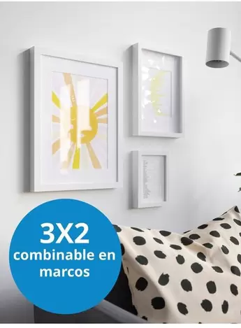 Oferta de 3x2 Combinable En Marcos en IKEA