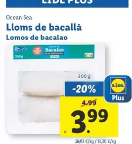 Oferta de Ocean Sea - Lomos De Bacalao  por 3,99€ en Lidl