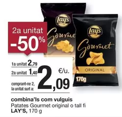 Oferta de Lay's - Patates Gourmet Original O Tall Fi por 2,79€ en BonpreuEsclat