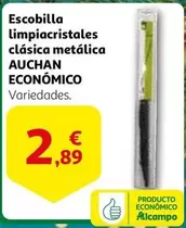 Oferta de Auchan - Escobilla Limpiacristales Clasica Metálica por 2,89€ en Alcampo