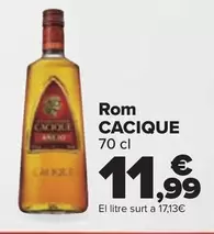 Oferta de Cacique - Ron por 11,99€ en Carrefour